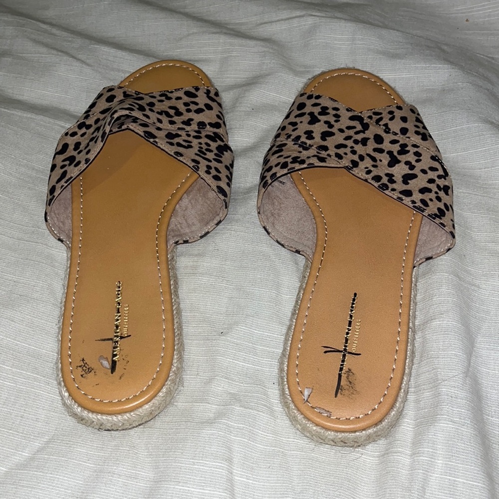 Cheetah sandals